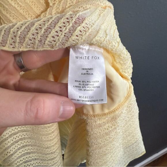 White Fox NWT All I Wanted Was This Mini Dress Size XL - Picture 9 of 11